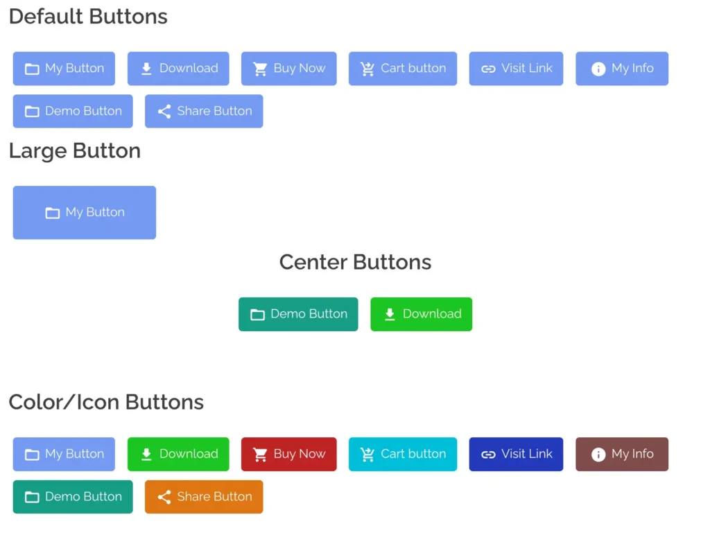 ShortCodes - Piki Templates 9 Piki Templates Demo Button