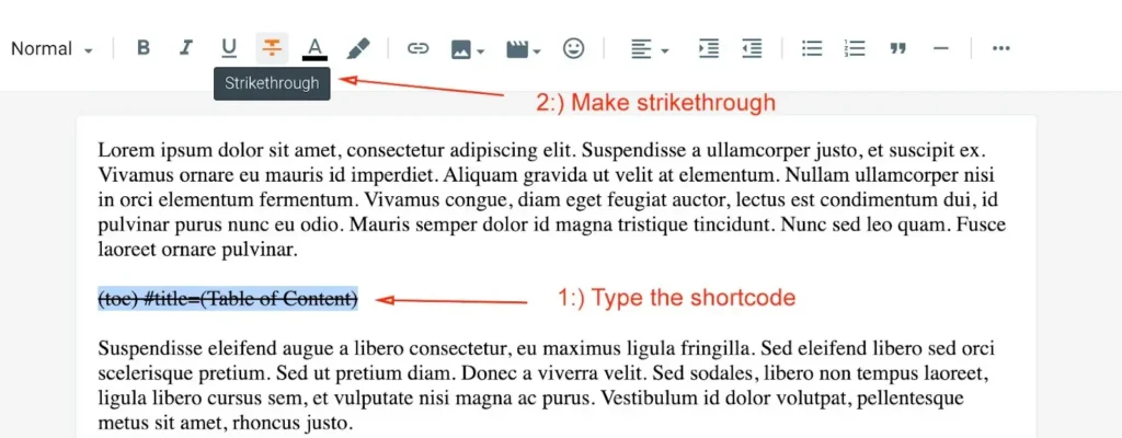 ShortCodes - Piki Templates 1 Piki Templates TOC 1