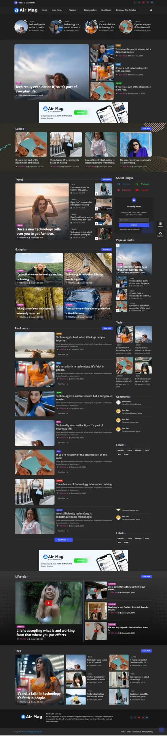 Air-Mag-Premium-Blogger-Template-Dark