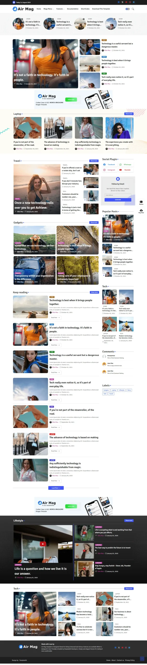 Air-Mag-Premium-Blogger-Template-Default