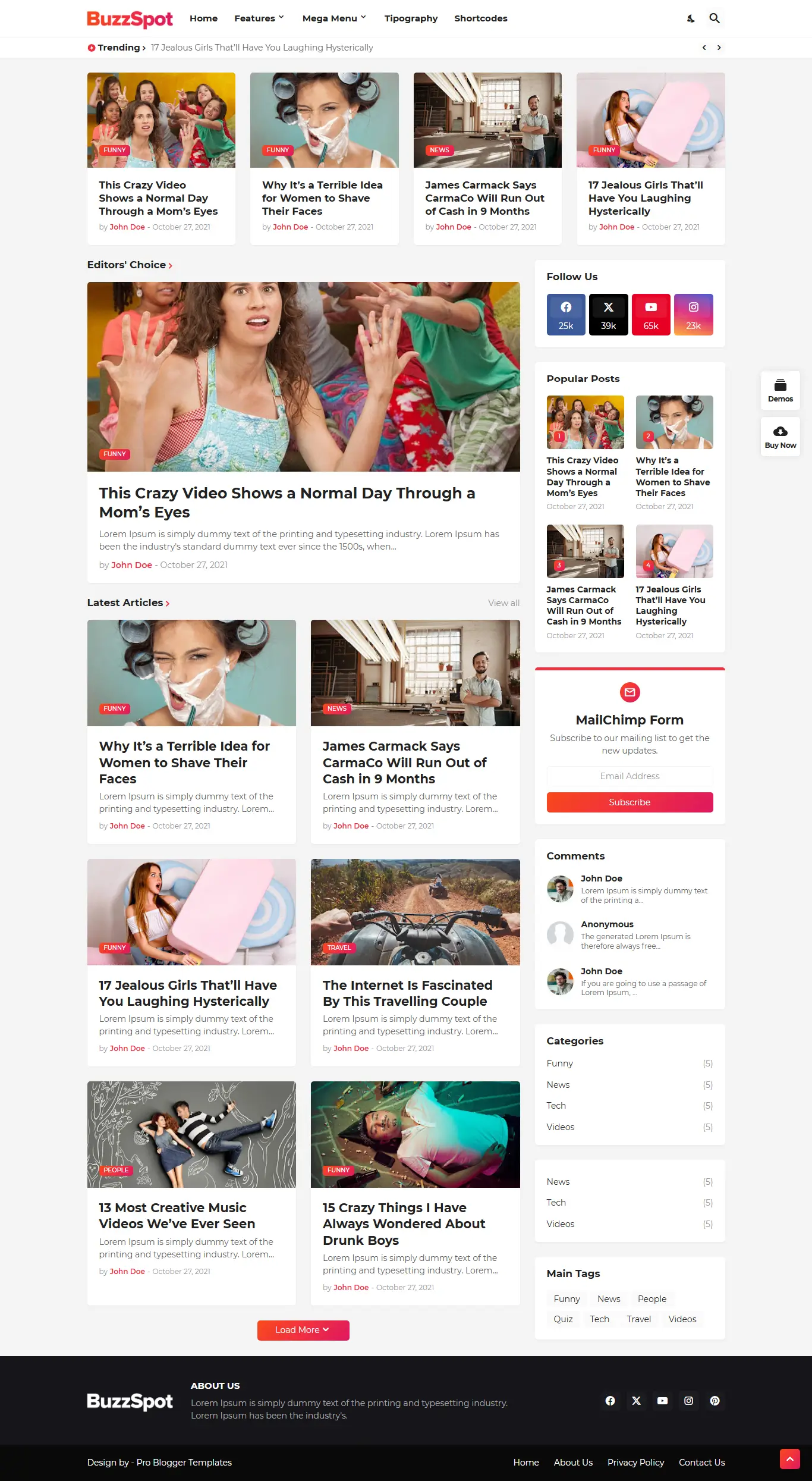 BuzzSpot-Premium-Blogger-Template-Grid