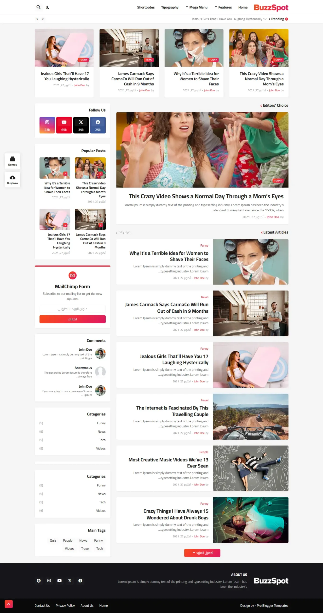 BuzzSpot-Premium-Blogger-Template-RTL