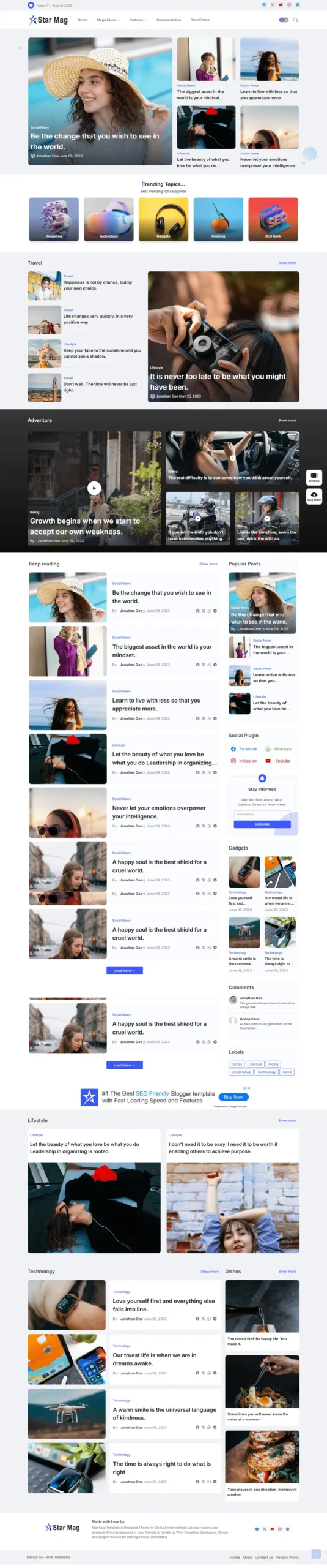 StarMag-Premium-Blogger-Template-Default