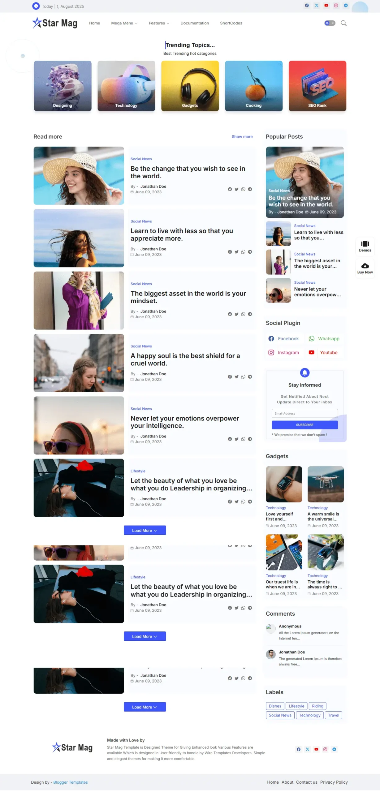 StarMag-Premium-Blogger-Template-Simple