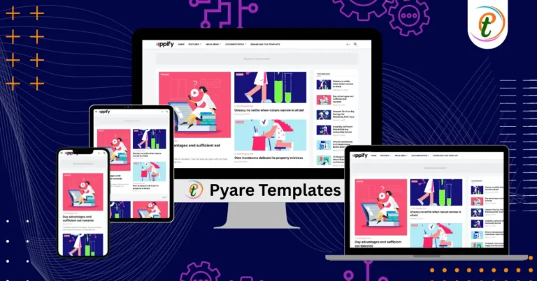 Appify Blogger Template screenshot showcasing tech magazine layout with dark mode toggle