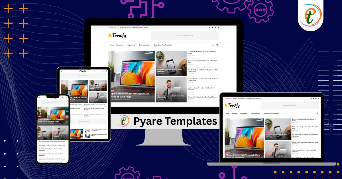 Feedify Blogger template fast-loading magazine layout