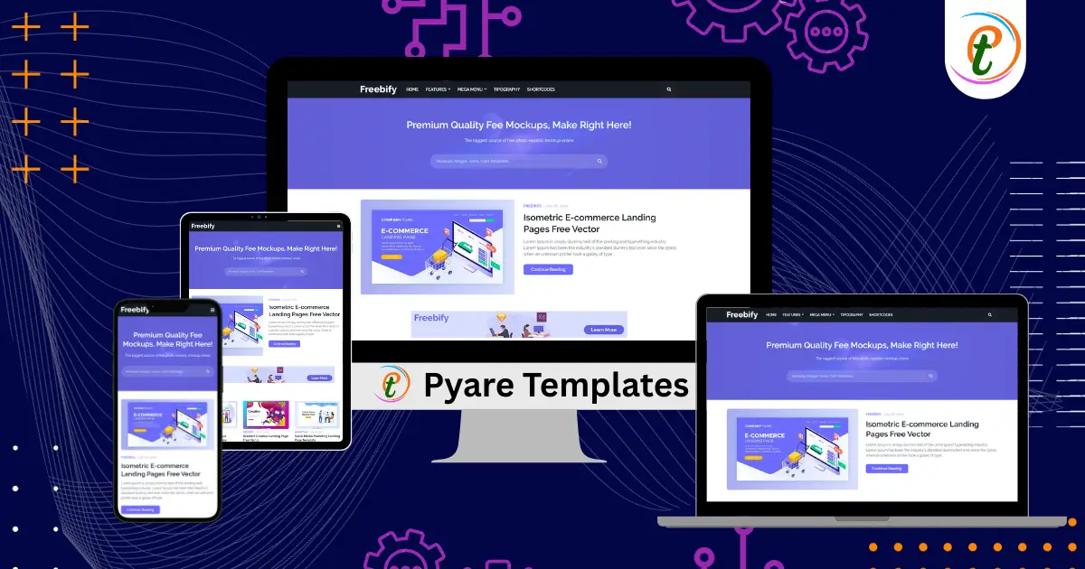 Freebify Blogger Template with dark mode, mega menu, ad zones, and RTL support
