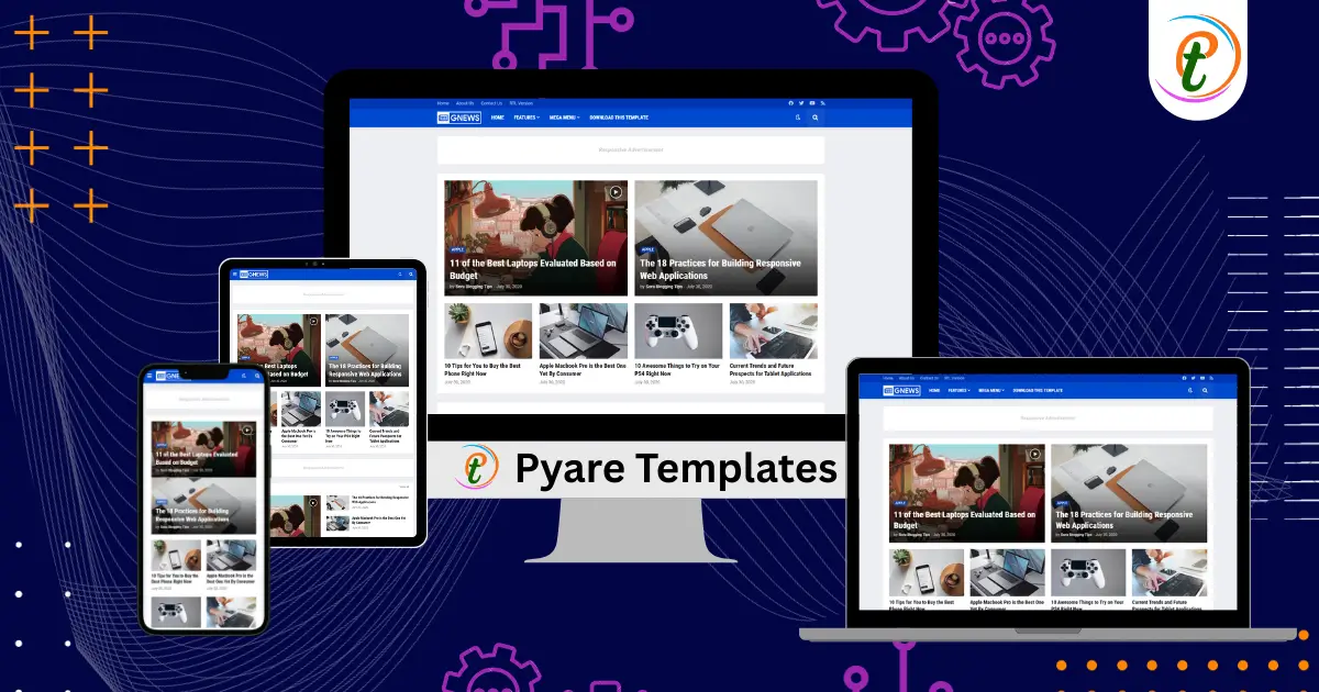 GNews responsive magazine blogger template screenshot