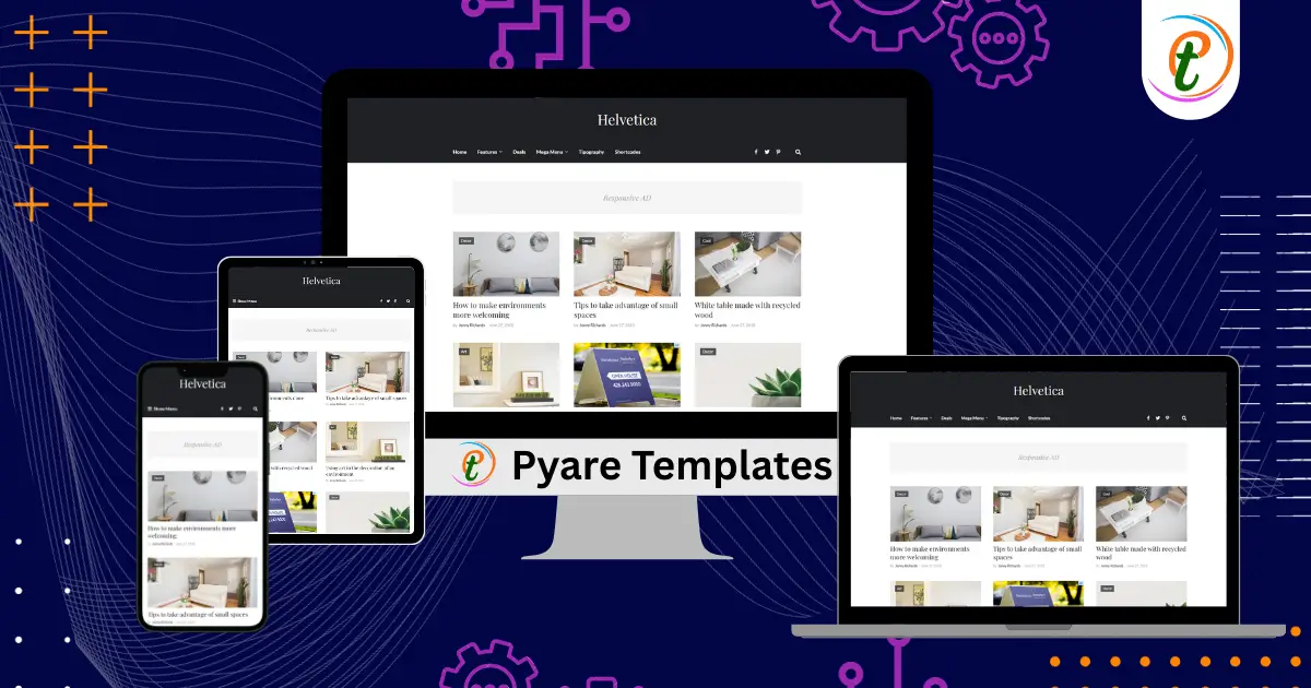 Helvetica Blogger Template with minimalist layout and fast-loading design