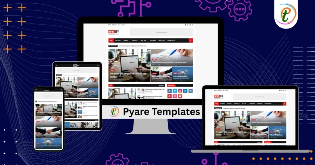 Newsify Magazine Blogger Template with mega menus, news ticker, and responsive layout