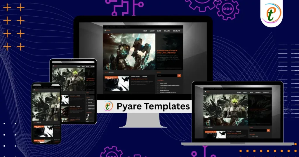 GameMix Blogger Template Gaming Layout Dark Theme