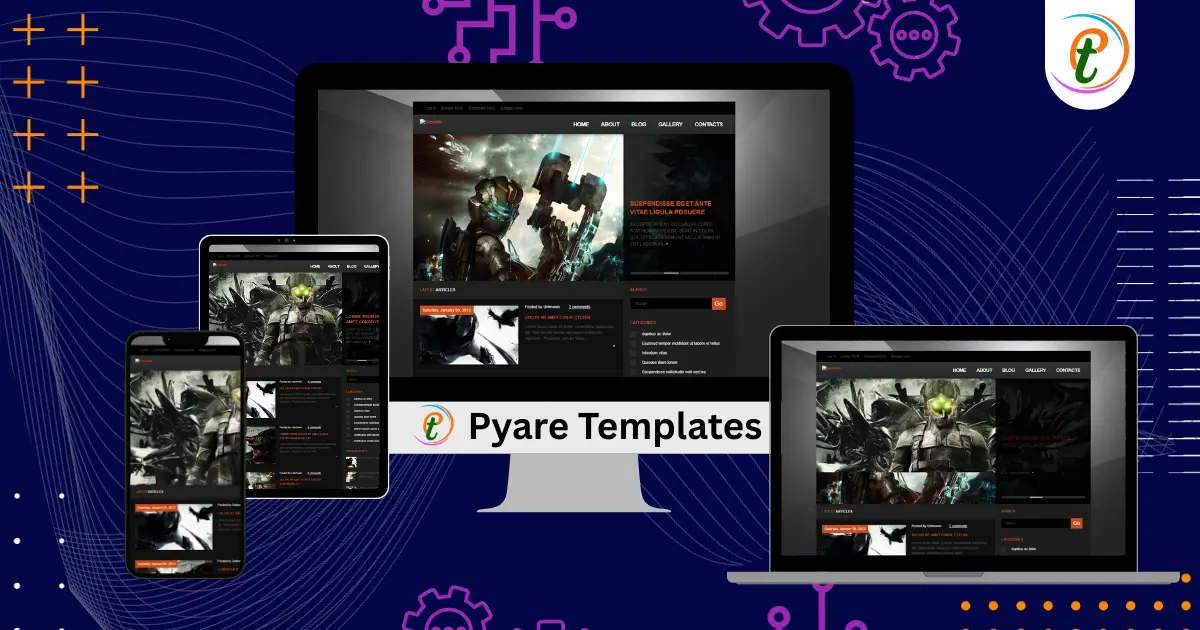GameMix Blogger Template Gaming Layout Dark Theme