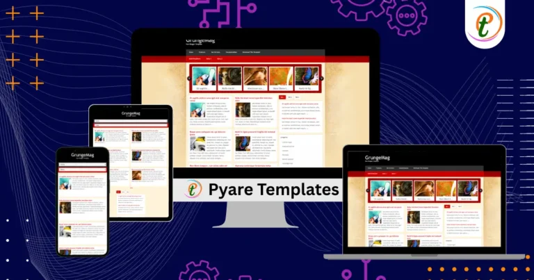 GrungeMag Blogger Template magazine style layout