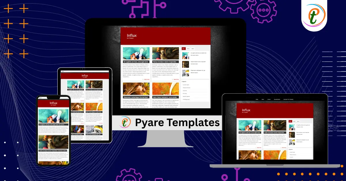 Influx Blogger Template Responsive 3-Column Layout