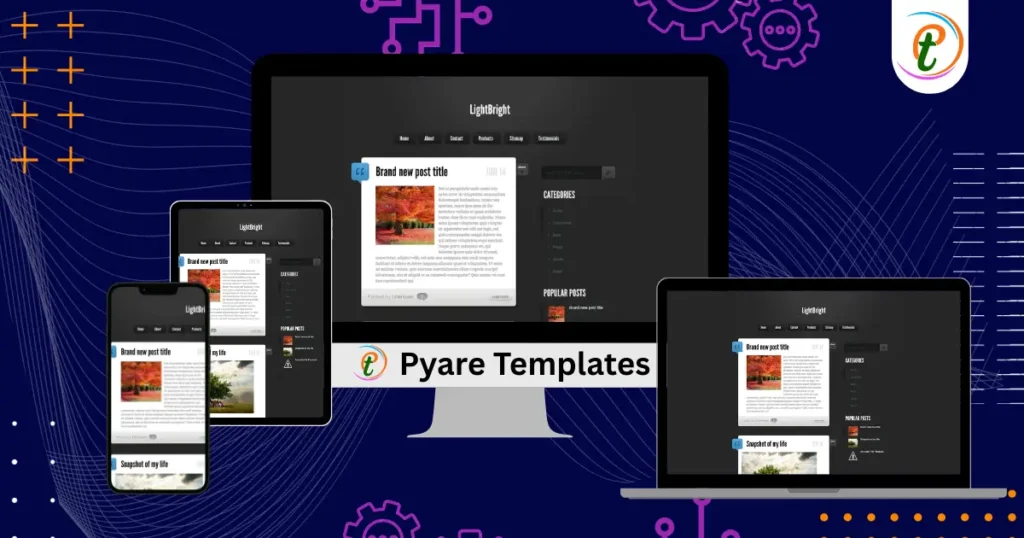 LightBright Blogger Template Clean Minimalist Layout