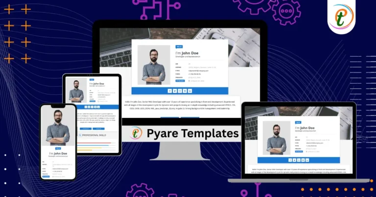 Sora CV Blogger template preview