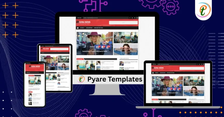 Sora News Responsive Blogger template preview