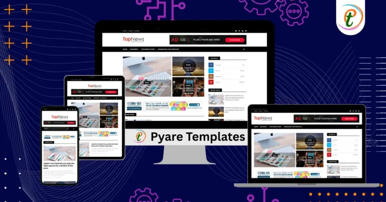 Top News Blogger Template demo layout