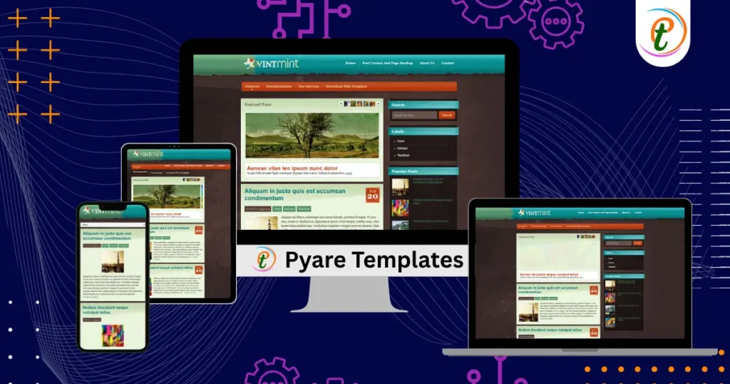 VintMint Blogger Template Responsive Minimal Design