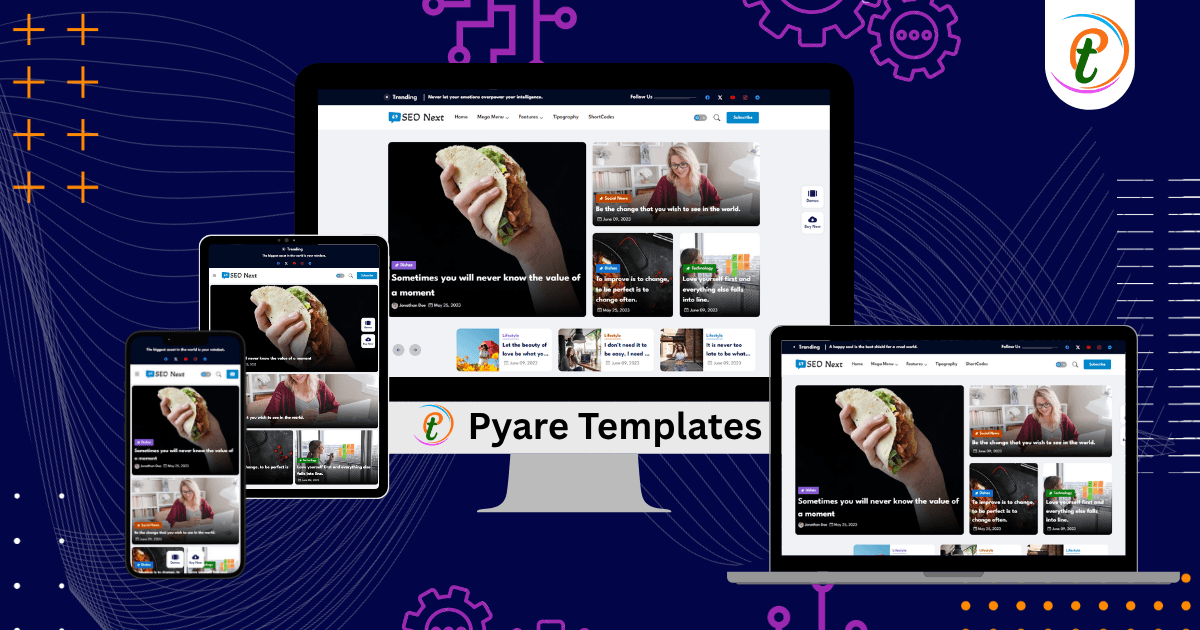 Seo Next Blogger Template preview